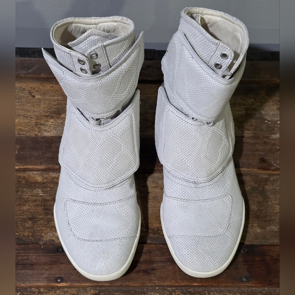 Creative Recreation Gizzo Camaleonte High-Top Leather Sneakers w/Velcro Strap 42 - Picture 5 of 12